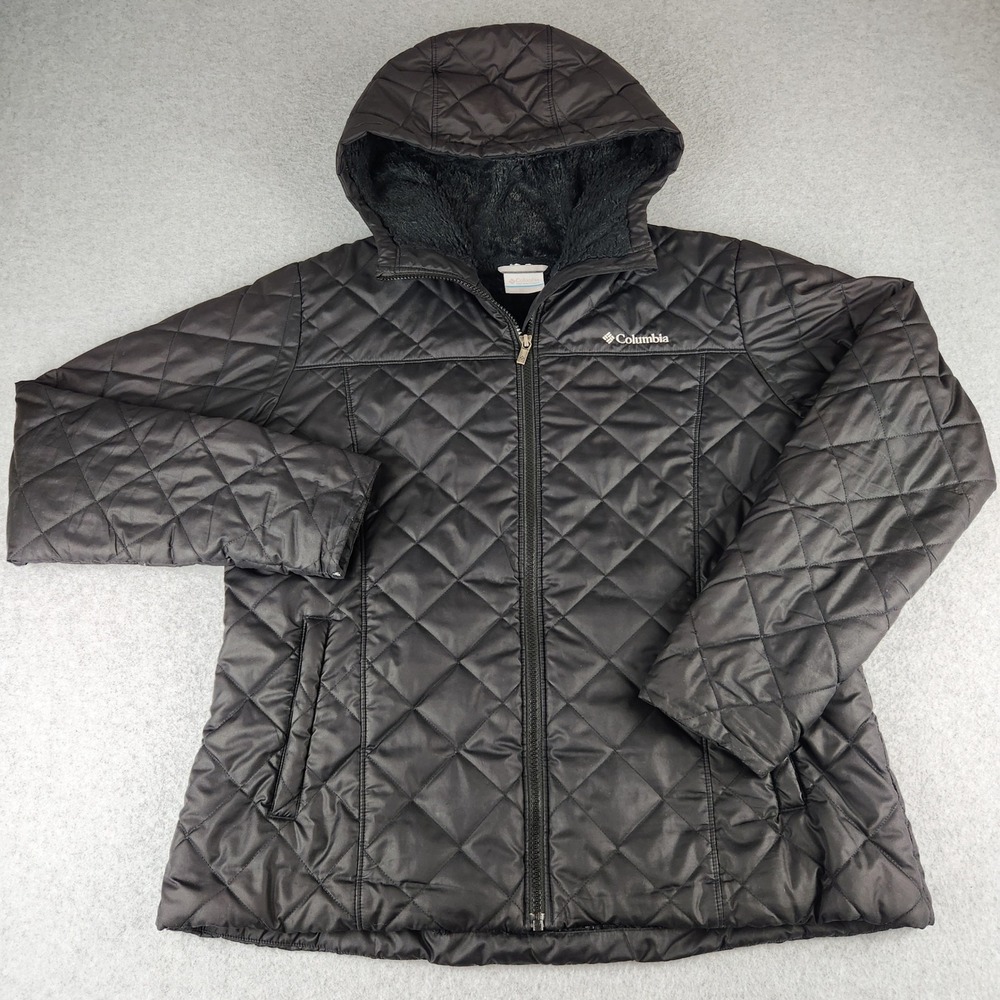 Columbia Black Quilted Puffer Jacket